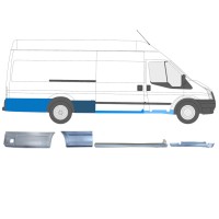 Panel de reparación conjunto para Ford Transit 2000-2013 / Derecho / 14683
