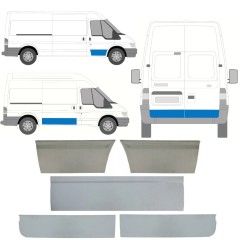 Panel de reparación del puerta para Ford Transit 2000-2013 / Izquierda+Derecha / Conjunto 11387