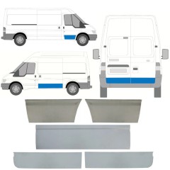 Panel de reparación del puerta para Ford Transit 2000-2013 / Izquierda+Derecha / Conjunto 11389