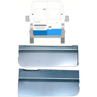 Panel de reparación puerta trasera para Ford Transit 2000-2013 / Izquierda+Derecha / Conjunto 14534
