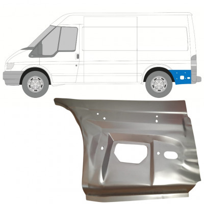 FORD TRANSIT 2000-2013 PANEL DE REPARACIÓN DEL ALERÓN TRASERO / IZQUIERDA