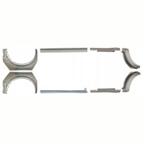 Panel de reparación del umbral + guardabarros trasero para Ford Transit 2000-2013 / Conjunto 9694