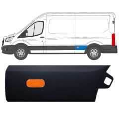 Moldura lateral guardabarros trasero para Ford Transit 2014- / Izquierda / Conjunto 11691