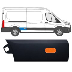 Moldura lateral guardabarros trasero para Ford Transit 2014- / Derecho / Conjunto 11690