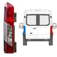 Lámpara trasera para Ford Transit 2014- / Izquierda 16093