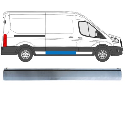 Panel de reparación puerta corredera para Ford Transit 2014- / Derecho 14920
