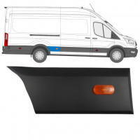 Moldura lateral guardabarros trasero para Ford Transit 2014-  / LWB / Derecho 11723