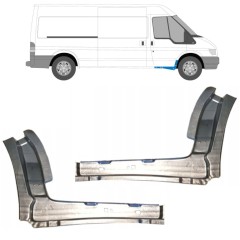 Panel de reparación del umbral interno para Ford Transit 2000-2013 / Izquierda+Derecha / Conjunto 11909