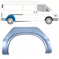 Panel de reparación guardabarros trasero para Ford Transit 1991-2000 / LWB / Derecho 8440