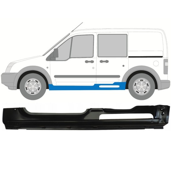 Umbral completo para Ford Transit Connect 2003-2013 / Izquierda 17149