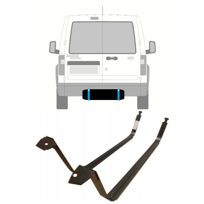 Banda de sujeción, depósito de combustible para Ford Transit Connect 2003-2013 14958