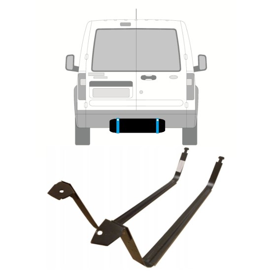 Banda de sujeción, depósito de combustible para Ford Transit Connect 2003-2013 14958