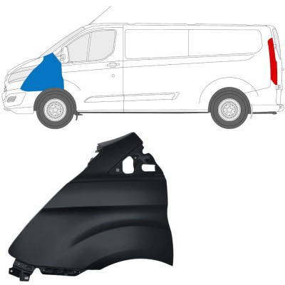 Guardabarro delantero para Ford Transit Custom 2013-2017 / Izquierda 17096