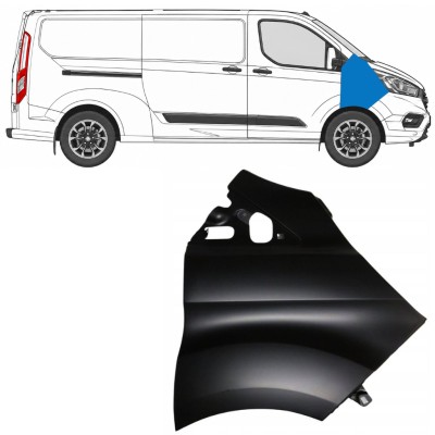 Guardabarro delantero para Ford Transit Custom 2017-2021 / Derecho 17098