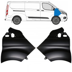Guardabarro delantero para Ford Transit Custom 2017-2021 / Izquierda+Derecha / Conjunto 17100