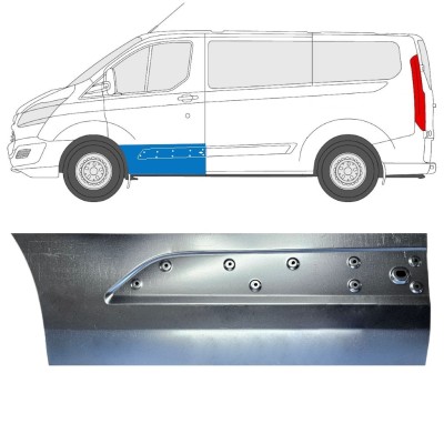 Panel de reparación puerta delantera para Ford Transit Custom 2013- / Izquierda 15966