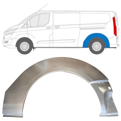 Panel de reparación del umbral para Ford Transit Custom 2013- / Izquierda 14648