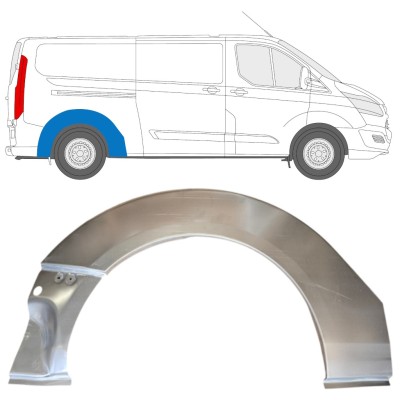 Panel de reparación del umbral para Ford Transit Custom 2013- / Derecho 14647
