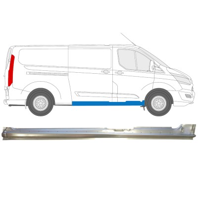 Umbral completo puerta corredera para Ford Transit Custom 2013- / Derecho 14644