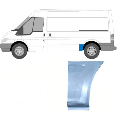 Panel de reparación guardabarros trasero para Ford Transit 2000- / MWB / Izquierda 7165