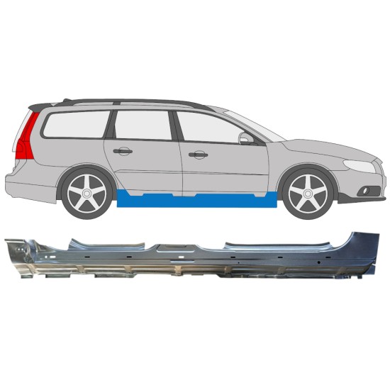 Umbral completo para Volvo V70 2007-2016 / Derecho 16274