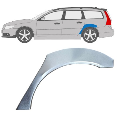Panel de reparación guardabarros trasero para Volvo V70 2007-2016 / Izquierda 17215