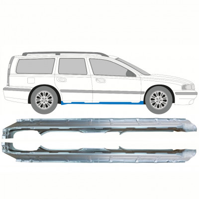 Panel de reparación del umbral para Volvo V70 2000-2007 / Izquierda+Derecha / Conjunto 10344