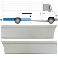 Panel de reparación guardabarros trasero para Mercedes Vario 1996- / Derecho / Conjunto 8545