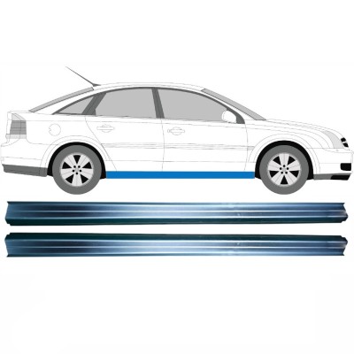 Panel de reparación umbral parte inferior para Opel Vectra C 2002-2009 / Izquierda+Derecha / Conjunto 16098