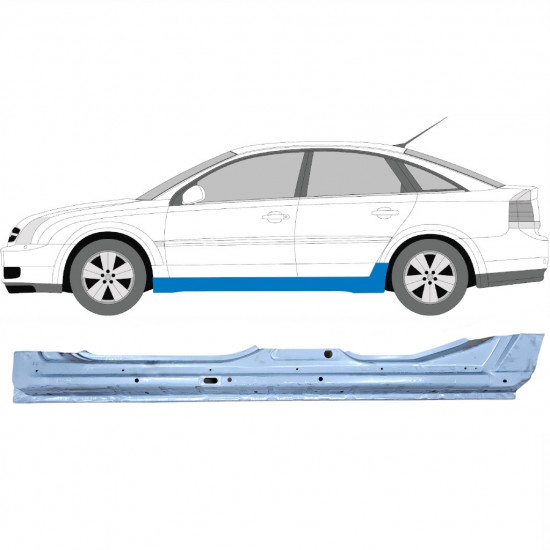 Panel de reparación del umbral para Opel Vectra 2002-2009 / Izquierda 6896