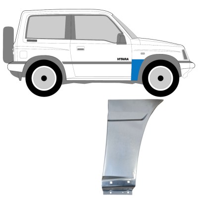 Panel de reparación guardabarros delantero para Suzuki Vitara 1988-1998 / Derecho 14638