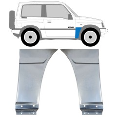 Panel de reparación guardabarros delantero para Suzuki Vitara 1988-1998 / Izquierda+Derecha / Conjunto 14640