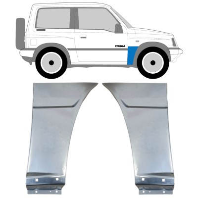 Panel de reparación guardabarros delantero para Suzuki Vitara 1988-1998 / Izquierda+Derecha / Conjunto 14640