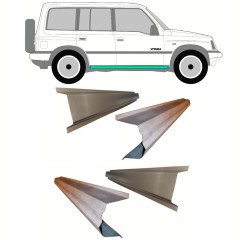 Panel de reparación del umbral interior y exterior para Suzuki Vitara 1996-2003 / Izquierda = Derecha (simétrico) / Conjunto 10311