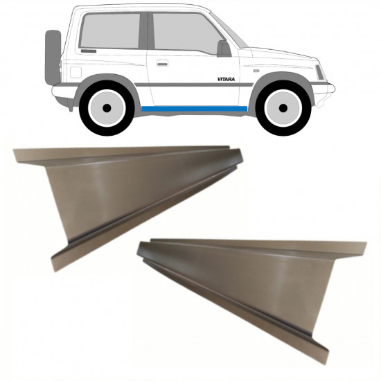 Panel de reparación del umbral interno para Suzuki Vitara 1988-1998 / Izquierda = Derecha (simétrico) / Conjunto 10308