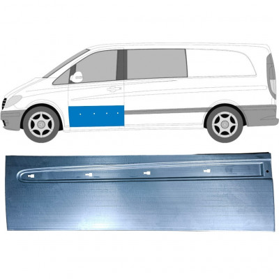 Panel de reparación puerta delantera para Mercedes Vito W639 2003-2014 / Izquierda 12912