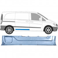 Panel de reparación puerta corredera interna para Mercedes Vito 2003-2014 / Derecho 6813