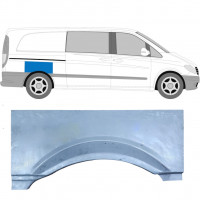 Panel de reparación guardabarros trasero para Mercedes Vito 2003-2010 / Derecho 5184