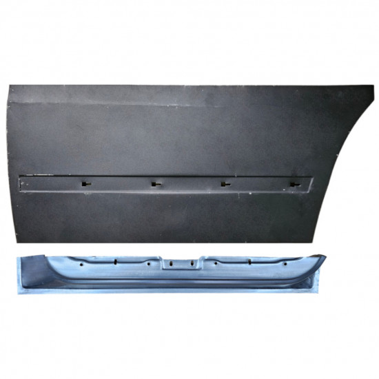 Panel de reparación puerta delantera interna + externa para Mercedes Vito 1996-2003 / Derecho / Conjunto 12014