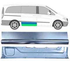 Panel de reparación puerta corredera interna + externa para Mercedes Vito W639 2003-2014 / Derecho / Conjunto 12046