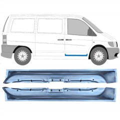 Panel de reparación puerta delantera interior para Mercedes Vito I W638 1996-2003 / Izquierda+Derecha / Conjunto 10433