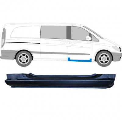 Panel de reparación del umbral puerta delantera para Mercedes Vito 2003-2014 / Derecho 6000