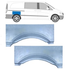 Panel de reparación guardabarros trasero para Mercedes Vito W639 2003-2014 / Izquierda+Derecha / Conjunto 9180