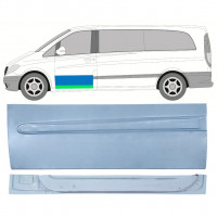 Panel de reparación puerta delantera interna + externa para Mercedes Vito 2003-2014 / Izquierda / Conjunto 12646