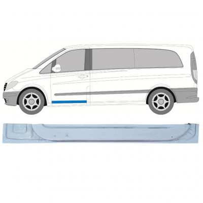 Panel de reparación puerta delantera interior para Mercedes Vito 2003-2014 / Izquierda 12643