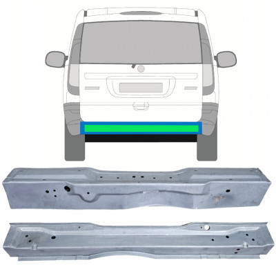 MERCEDES VITO 2003-2014 TRASERO PANEL DE REPARACIÓN / EXTERIOR + INTERIOR / KIT