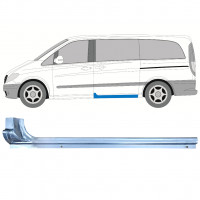 Panel de reparación del umbral de la puerta corredera para Mercedes Vito 2003-2014 / Izquierda 11871