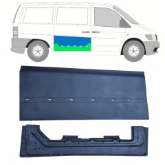 Panel de reparación puerta corredera interna + externa para Mercedes Vito I W638 1996-2003 / Derecho / Conjunto 11993
