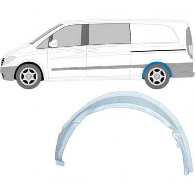 MERCEDES VITO 2003-2010 INTERIOR PASO DE RUEDA TRASERO / IZQUIERDA