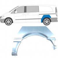 Panel de reparación guardabarros trasero para Mercedes Vito 2003-2010 / Izquierda 5880